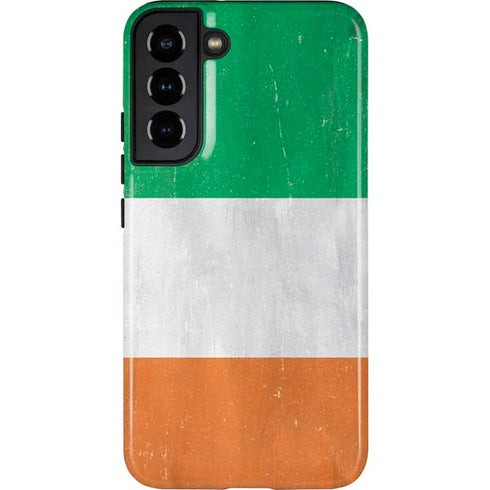 Ireland Flag Distressed Galaxy S22 Plus Pro Case